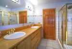Master Bath has Plenty of Counter Space and Dual Vanities